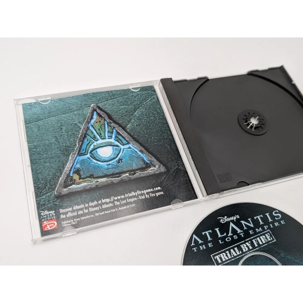 Disney's Atlantis: The Lost Empire -- Trial by Fire (PC, 2001) Near Mint Disc